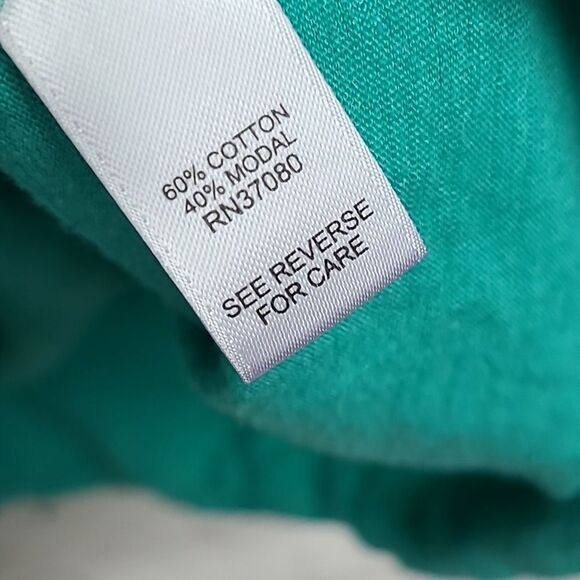 Cato Women's Plus 22/24 Mint Gre Long Sleeve Tee Knit Top Super Soft Basic Shirt - Picture 4 of 6